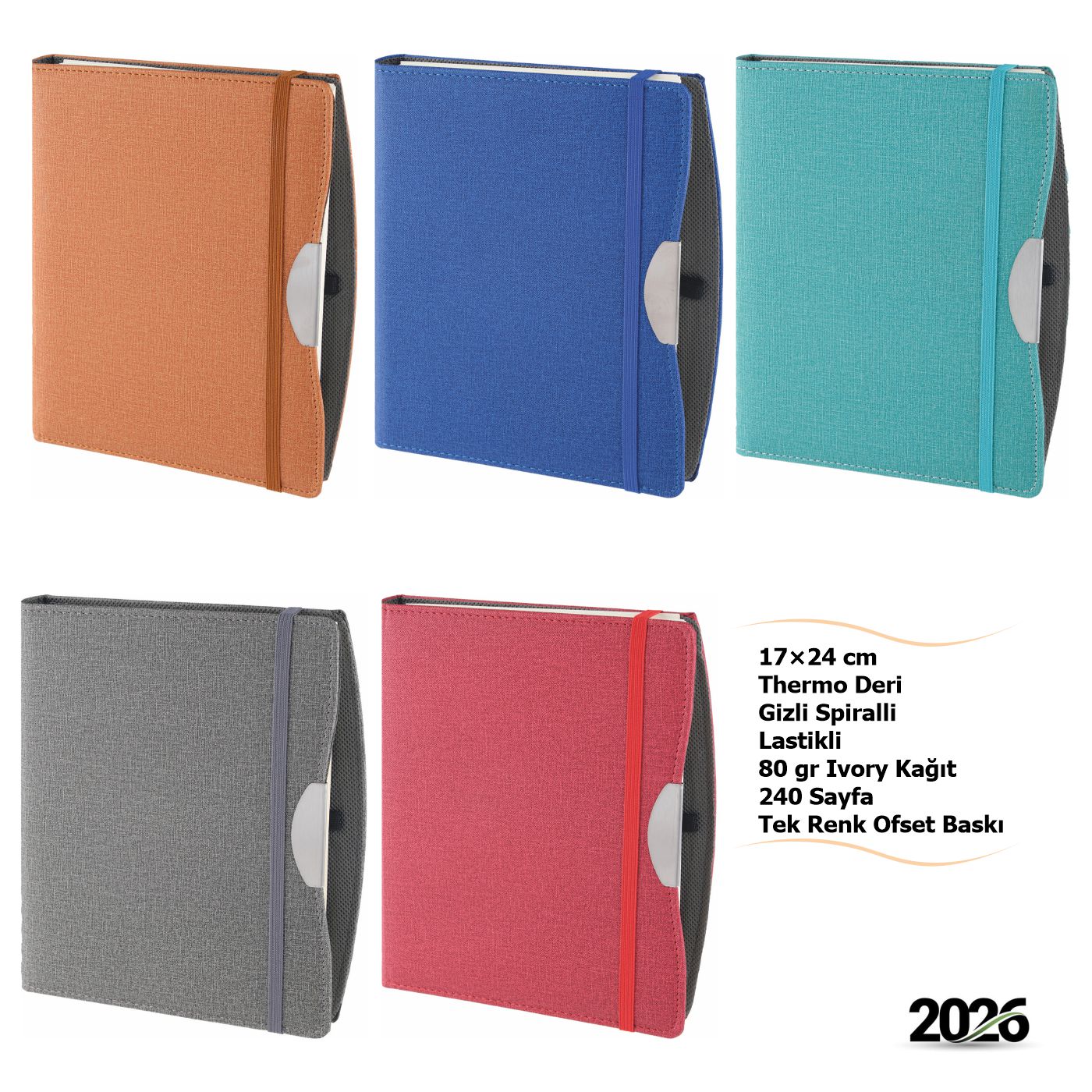 Termo Deri Lastikli Promosyon Kapak