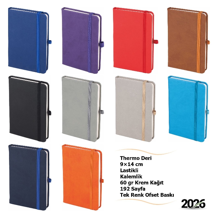 Lastikli Kapak Defter