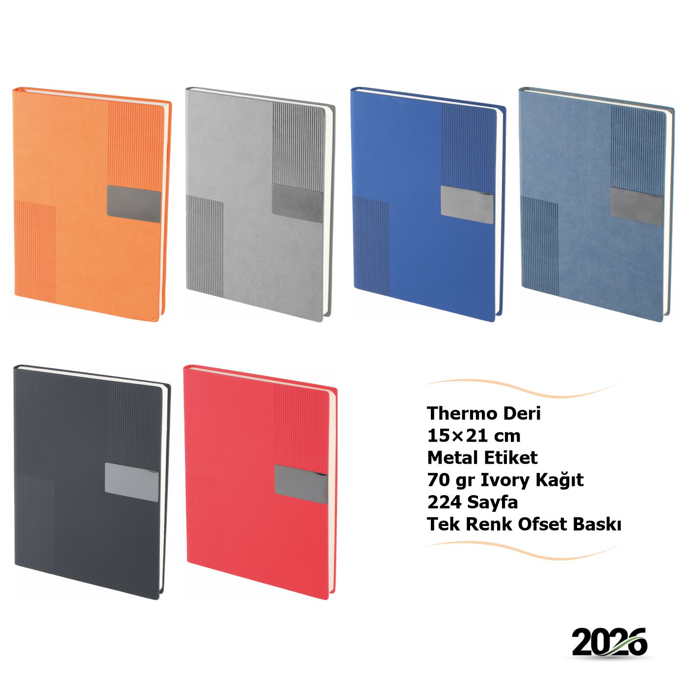 Termo Deri Kapak Defter