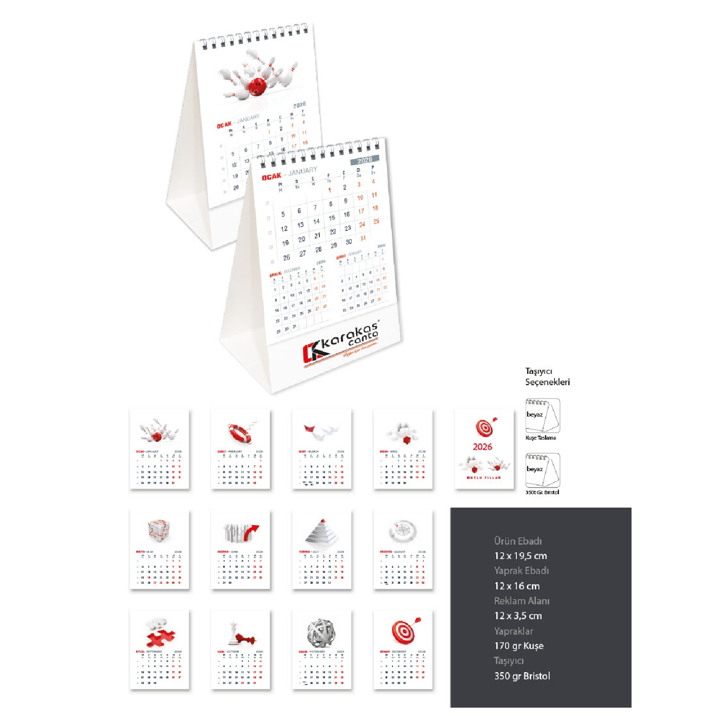 Promosyon Piramit Takvim