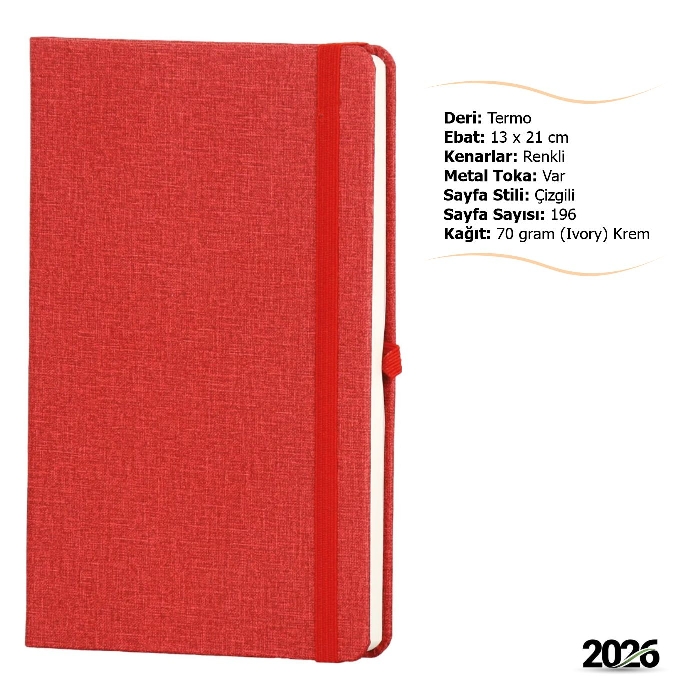 Termo Deri Kapak Defter