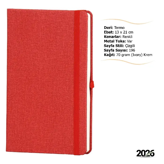 Termo Deri Kapak Defter
