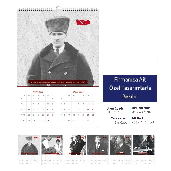 31 x 43,5cm Ölçülerinde