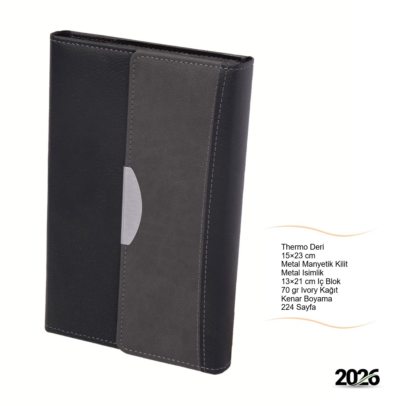 15x23cm Termo Deri Defter