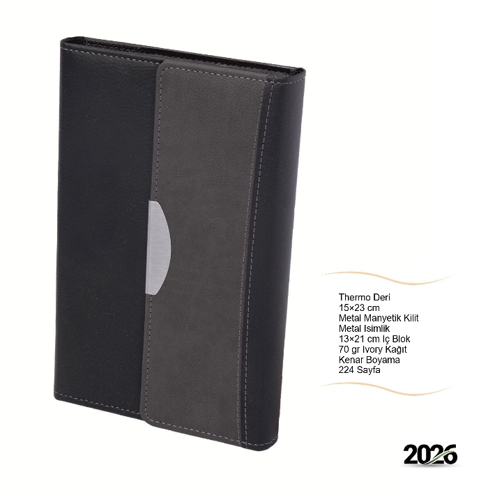 15x23cm Termo Deri Defter