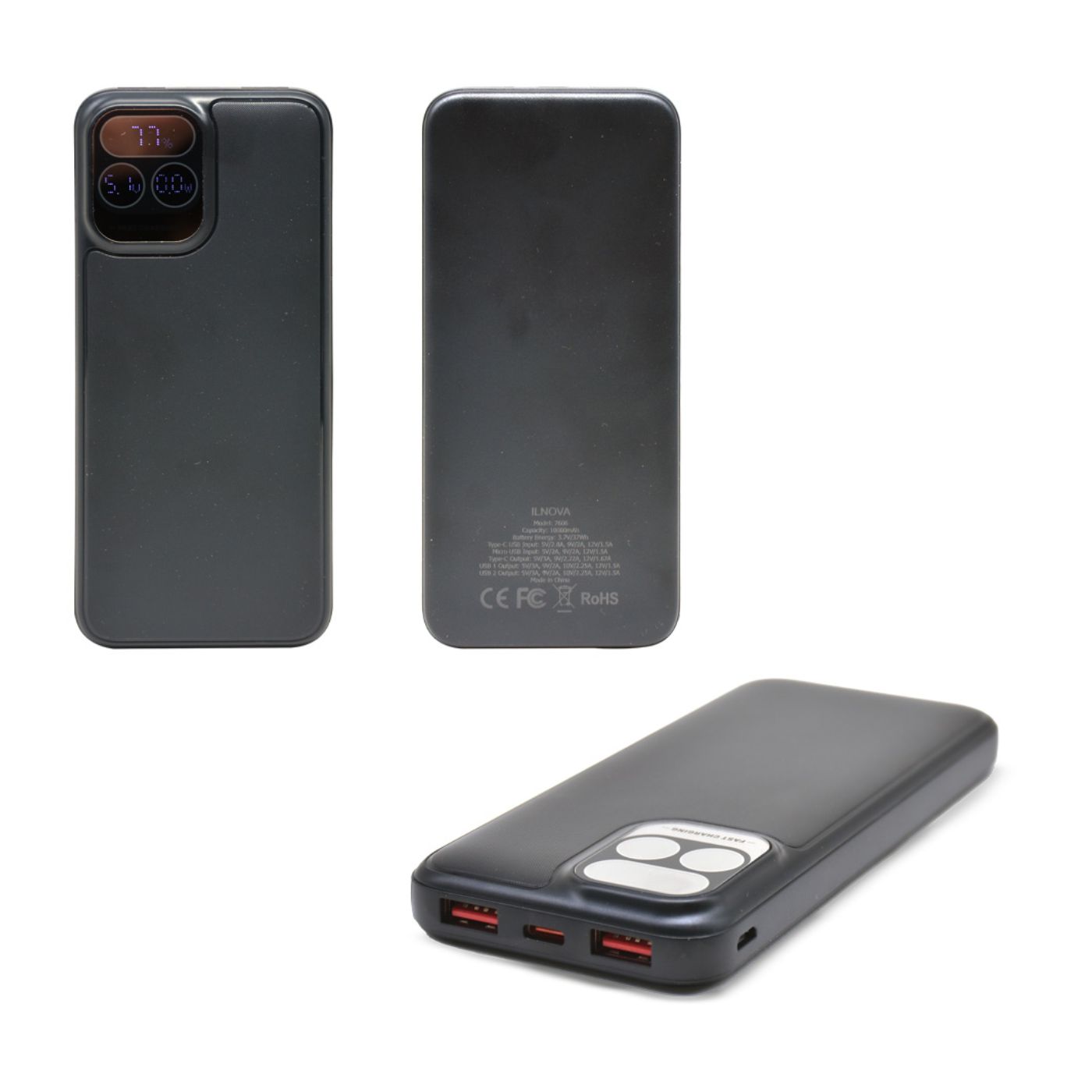 10000 mAh Pil Kapasitesi