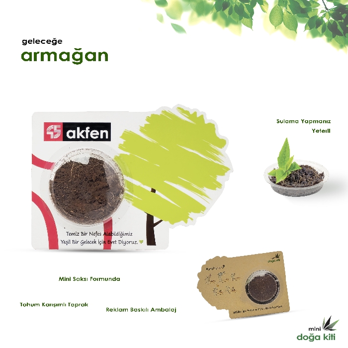 Promosyon Bitki Yetiştirme Seti ile Yeşil Gelecek