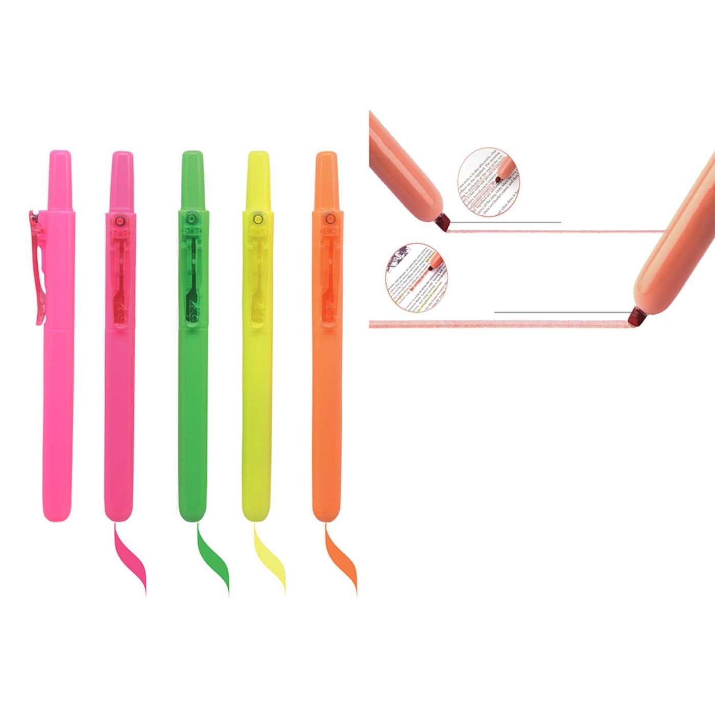 Promosyon Mandal Klips Fosforlu Kalem