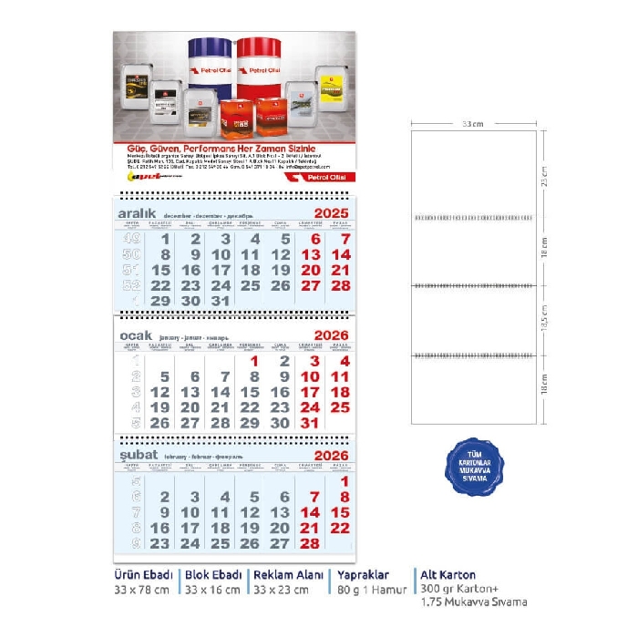 Üç Spiralli Takvim