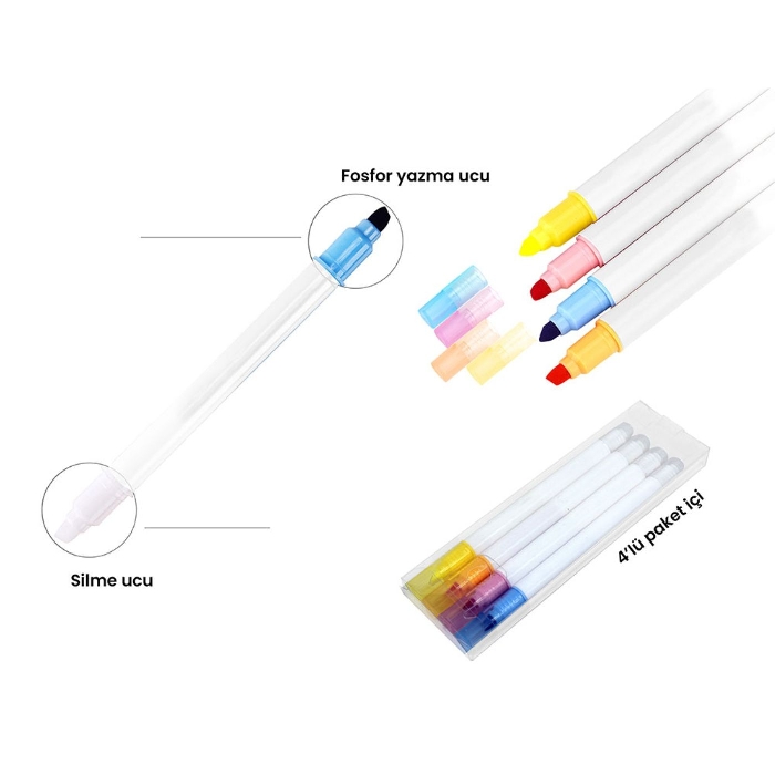 Promosyon Fosforlu ve Silgili Kalem