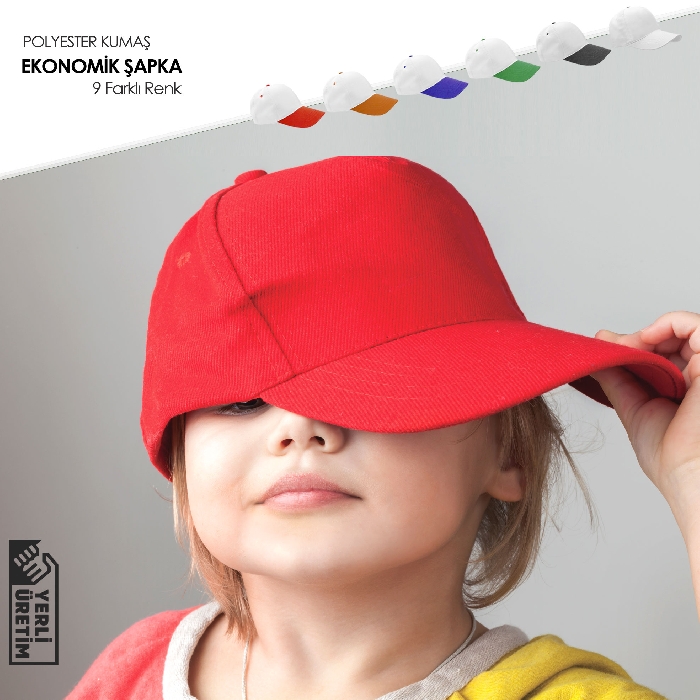Ucuz Fiyatlı Beyaz Renk Promosyon Şapka