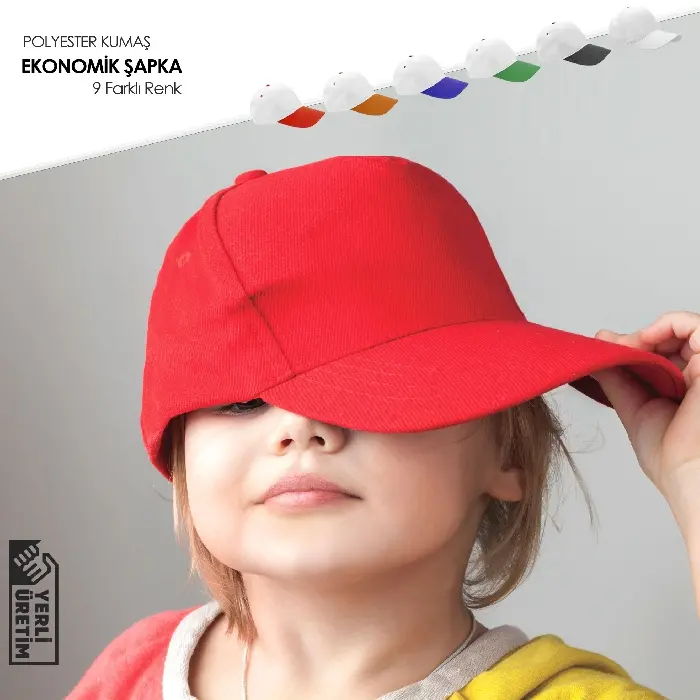 Ucuz Fiyatlı Beyaz Renk Promosyon Şapka