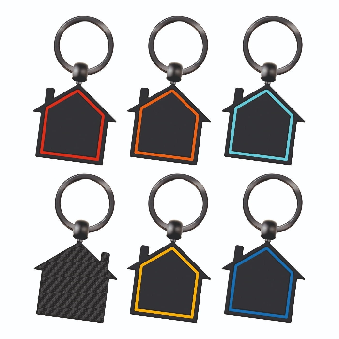 Modern Çizgili Promosyon Anahtarlık