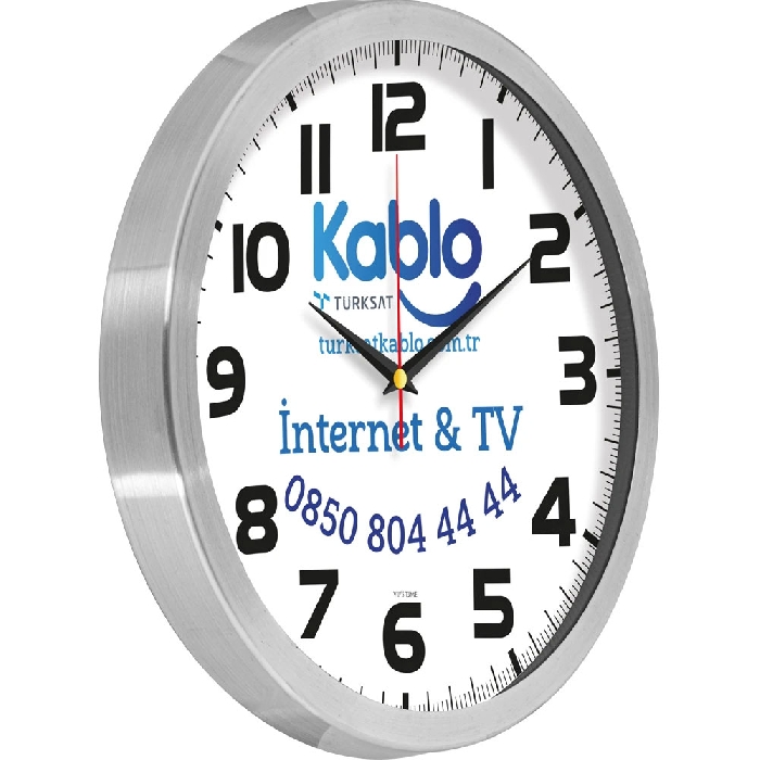 Metalize Duvar Saati