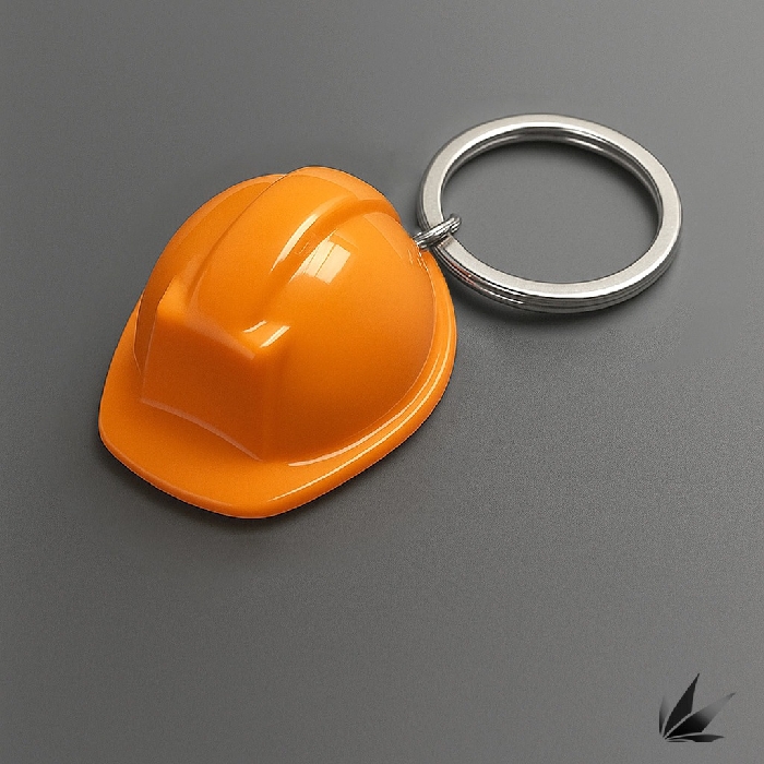 Logo Baskılı Baret Anahtarlık