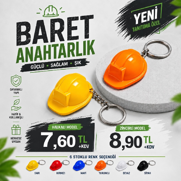 Baret Anahtarlık