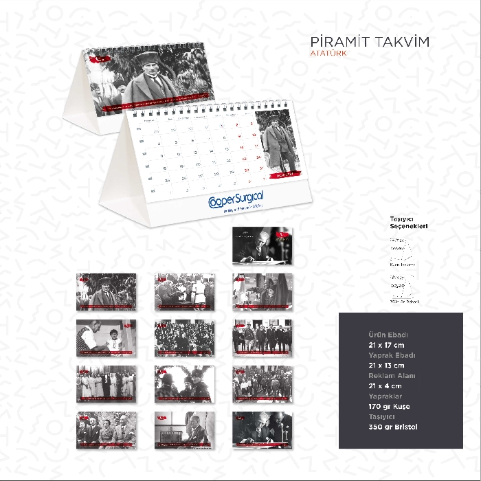 Atatürk Görselleri ve Piramit Takvim