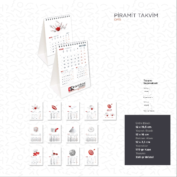 Promosyon Piramit Takvim