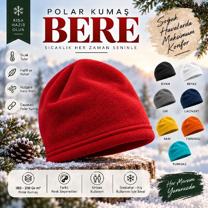 Soğuktan Koruyan Polar Bere