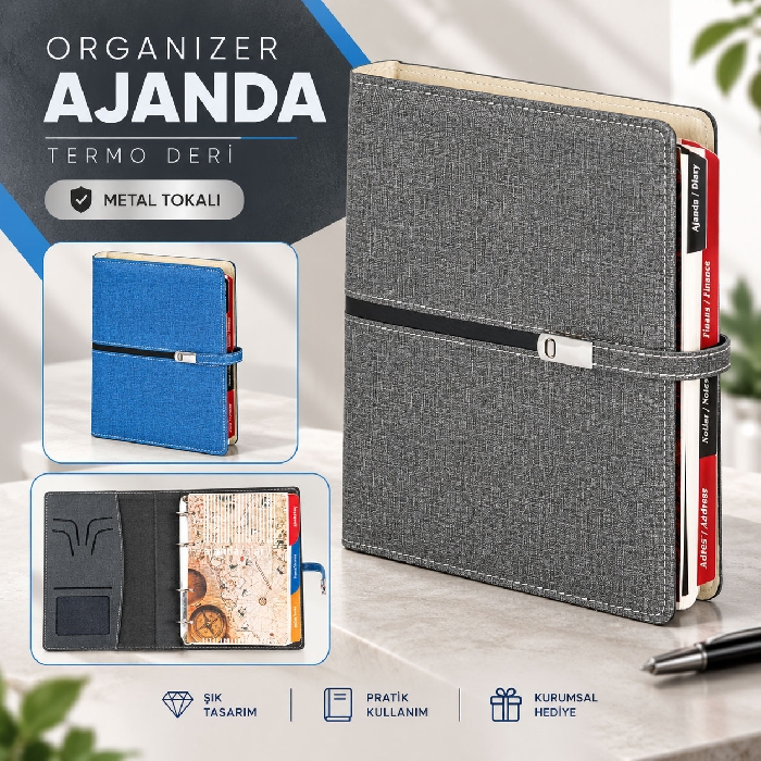 Organizer Mekanizmalı Ajanda