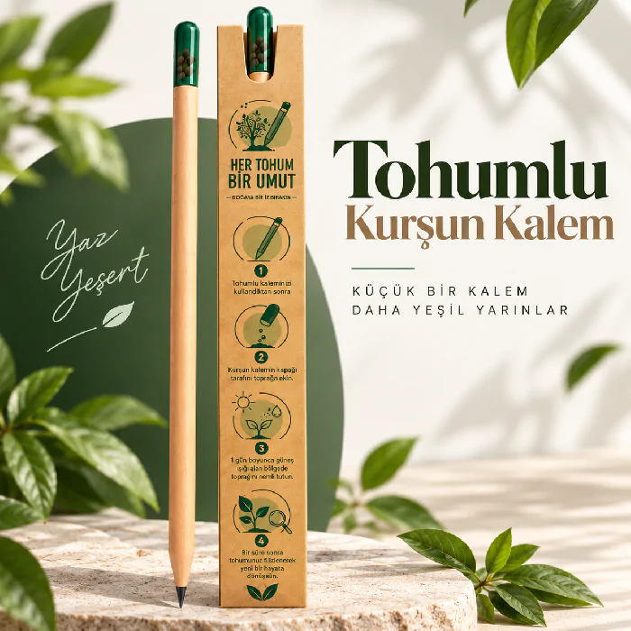 Çam Ağacı Tohumlu Kurşun Kalem