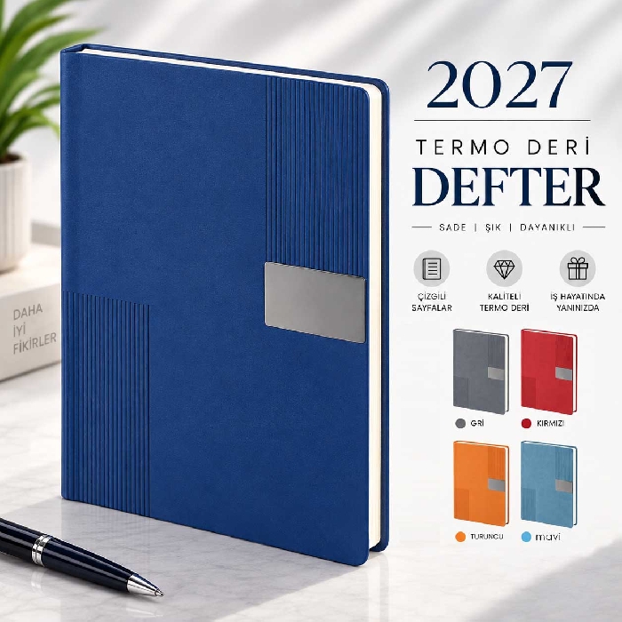 Termo Deri Kapak Defter