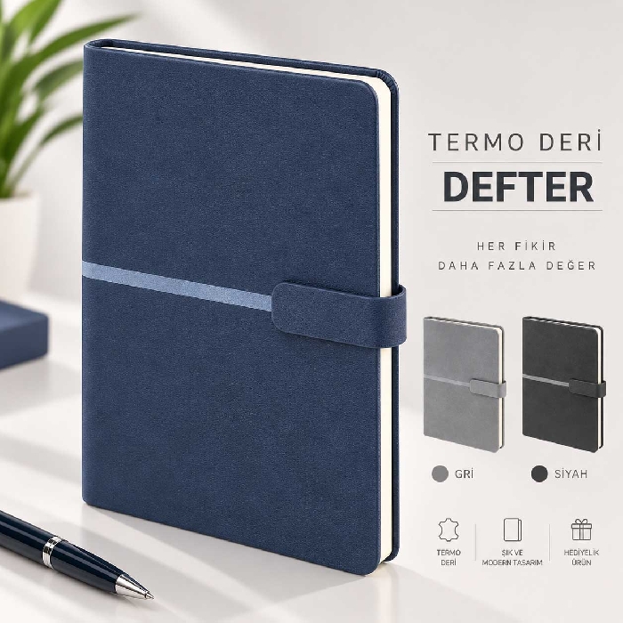 Promosyon Manyetik Kilit Tokalı Defter
