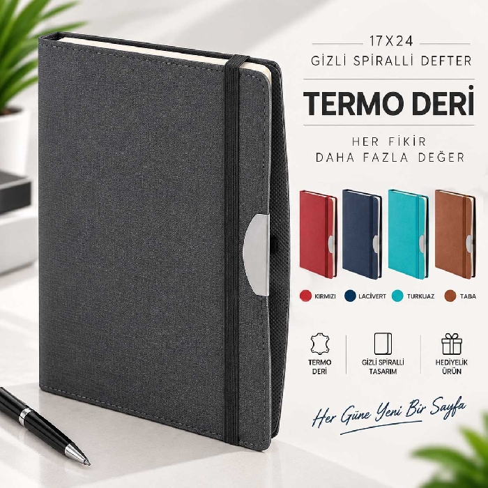 Termo Deri Lastikli Promosyon Kapak