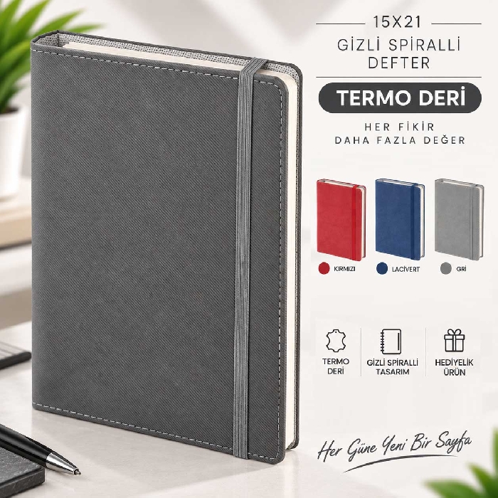 Ucuz Promosyon Lastikli Defter