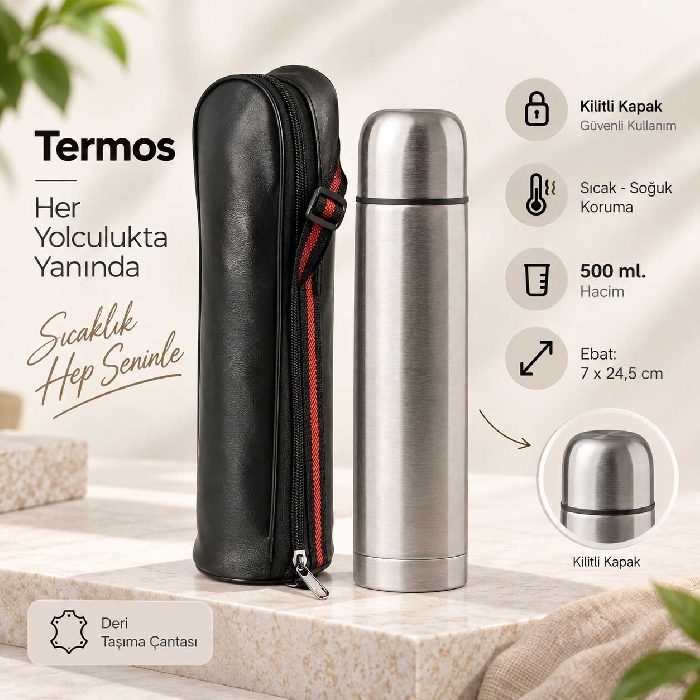 500 ml Bardak Kapaklı