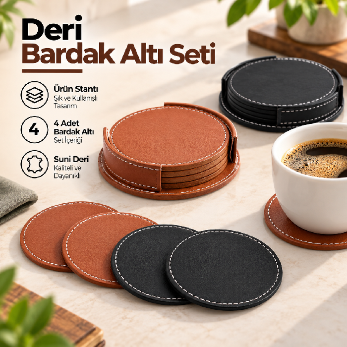 Suni Deri 5'li Set