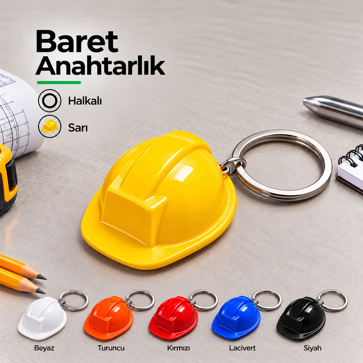Promosyon Baret Anahtarlık