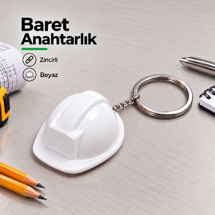 Zincirli Baret Anahtarlık