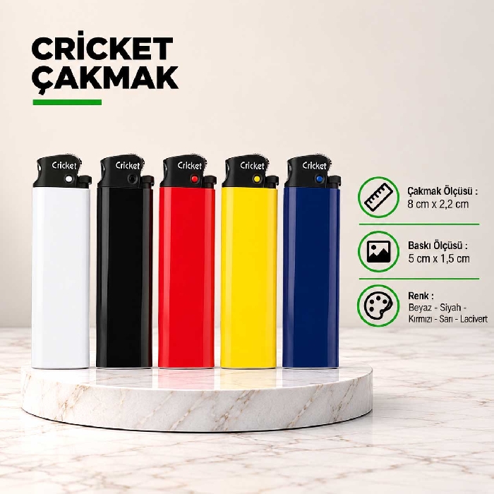 Cricket Taşlı Çakmak