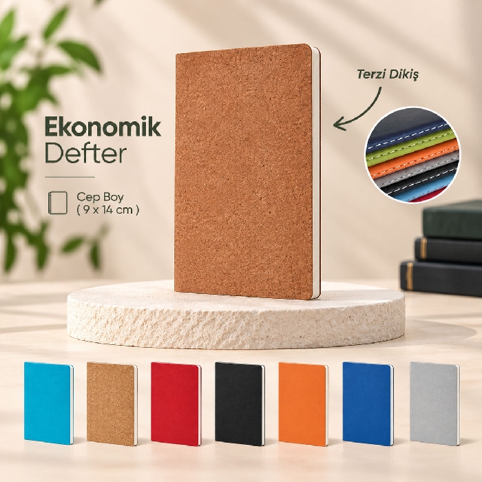 9 x 14cm Ucuz Defter