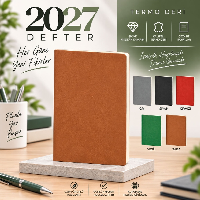 Tarihsiz Yumuşak Kapak Defter