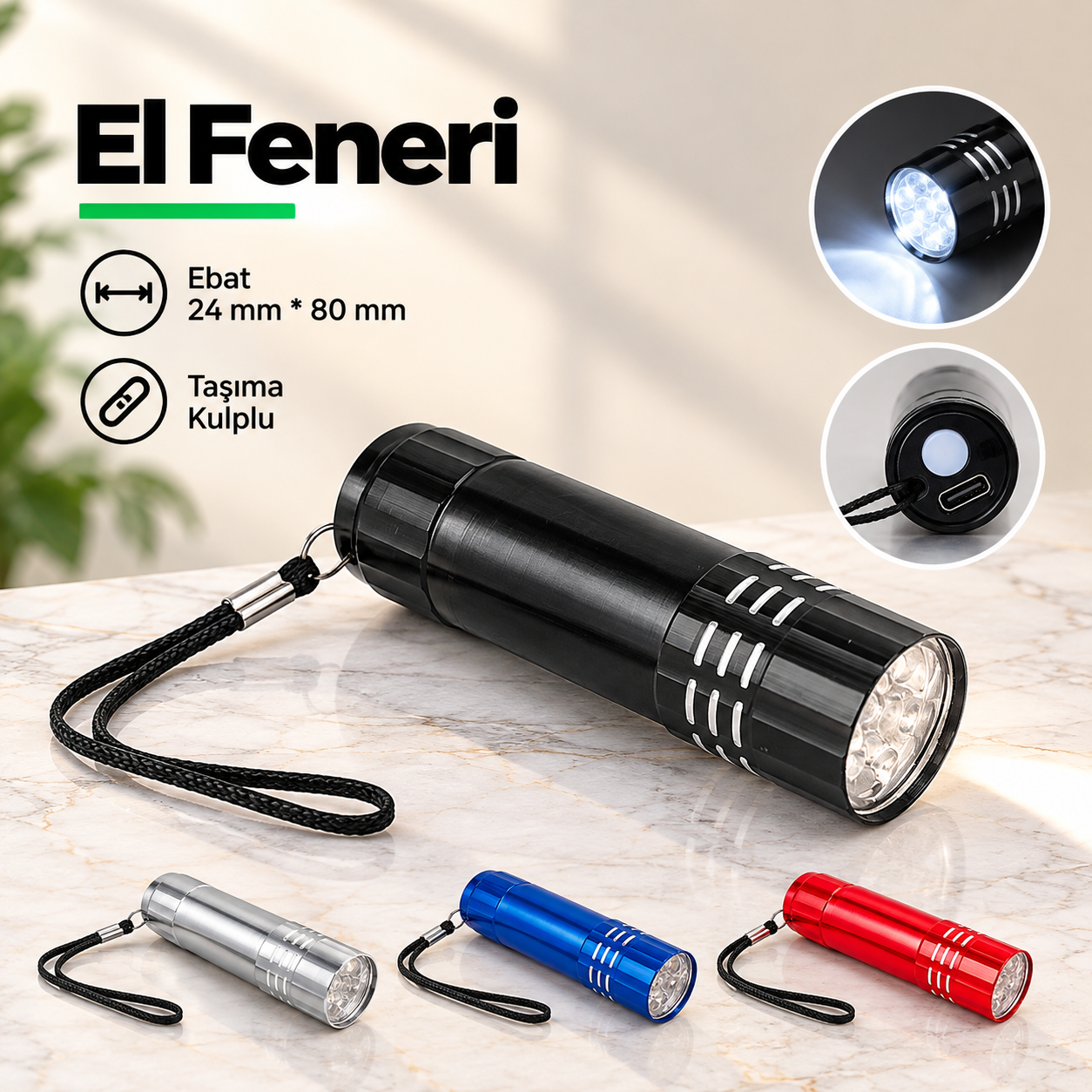 Ekonomik Metal El Feneri