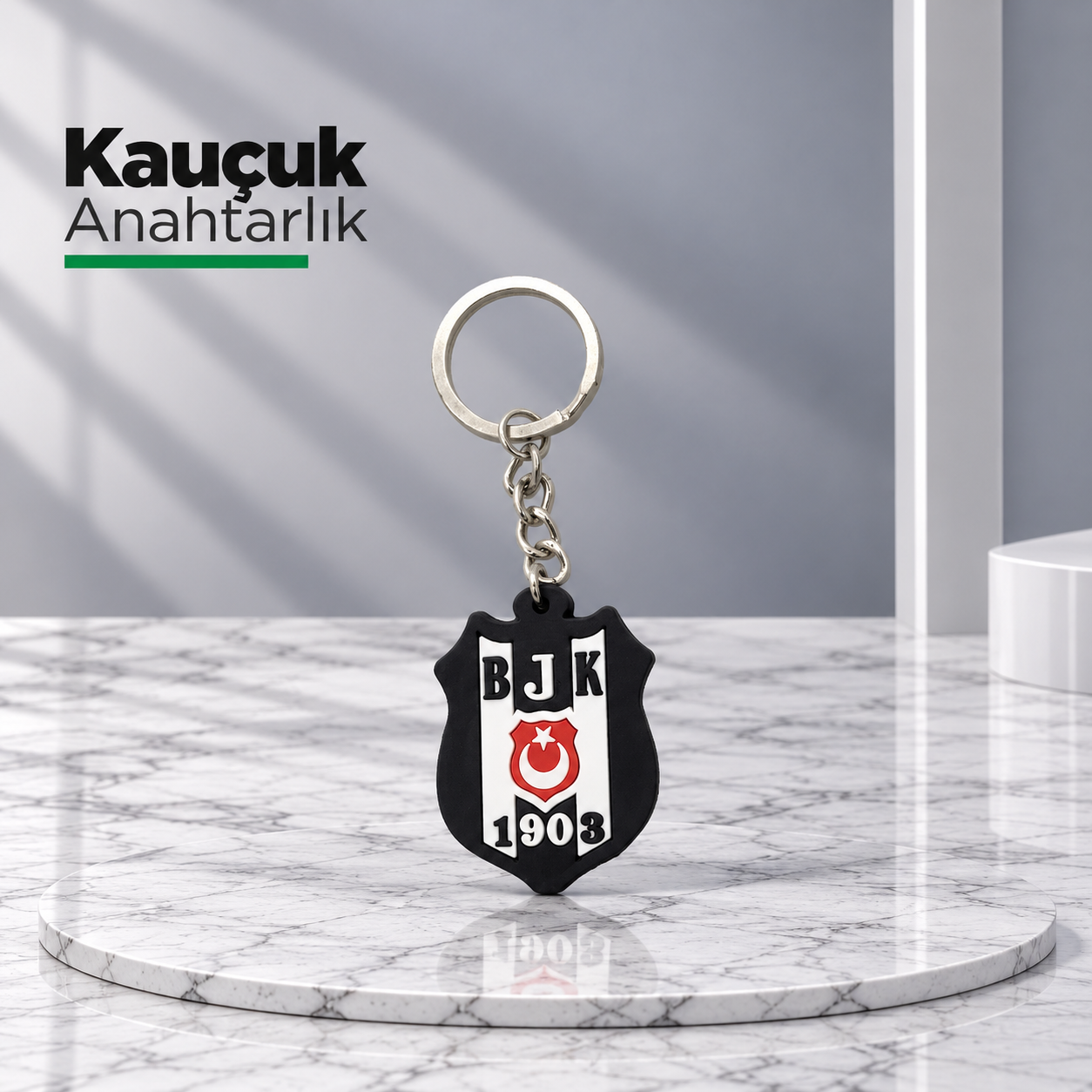 Beşiktaş Promosyon Kauçuk Anahtarlık