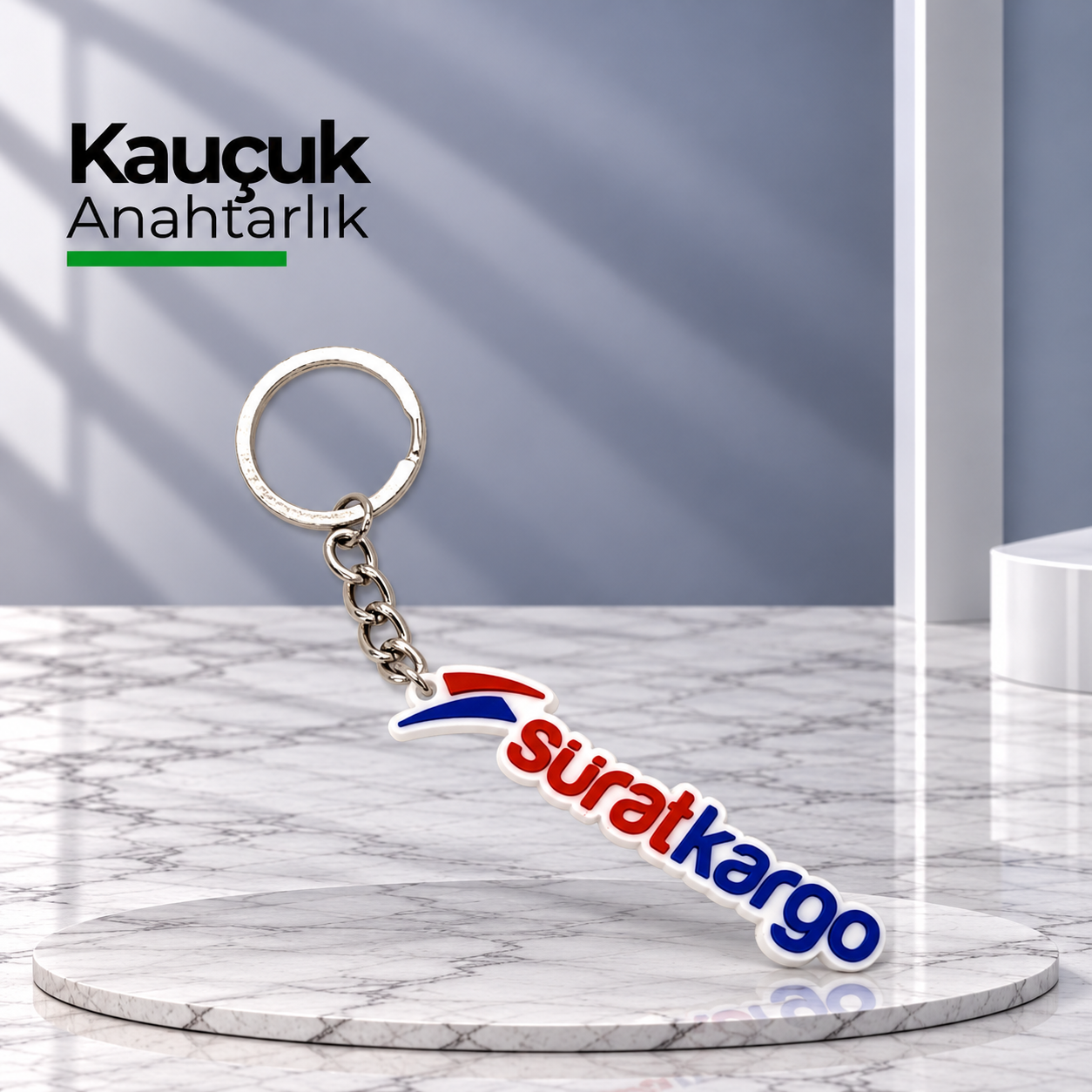 Sürat Kargo Promosyon Kauçuk Anahtarlık