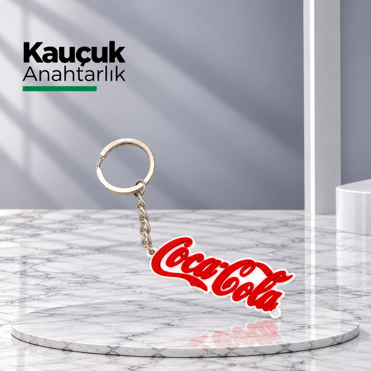 Coca Cola Promosyon Kauçuk Anahtarlık