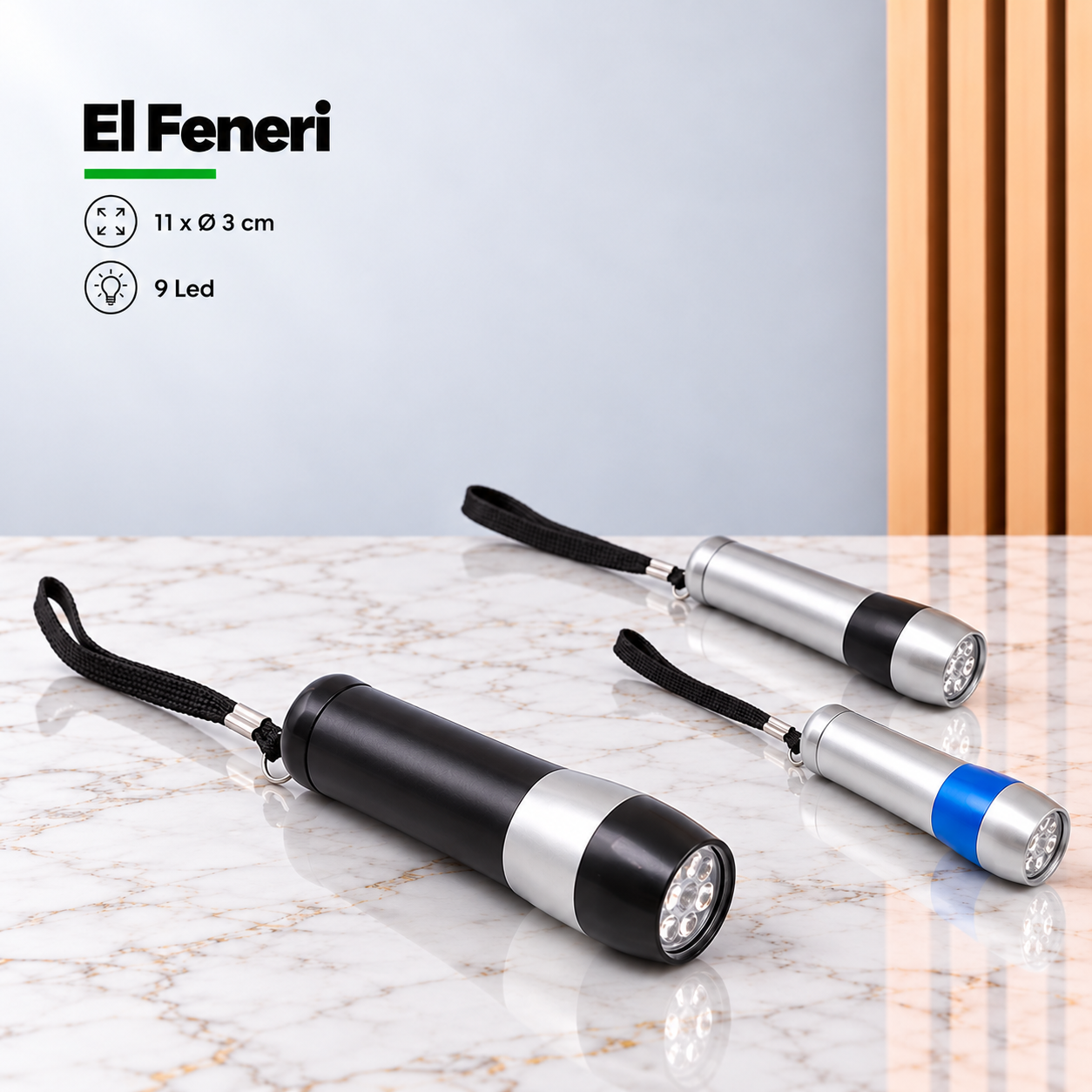 Metal Led El Feneri
