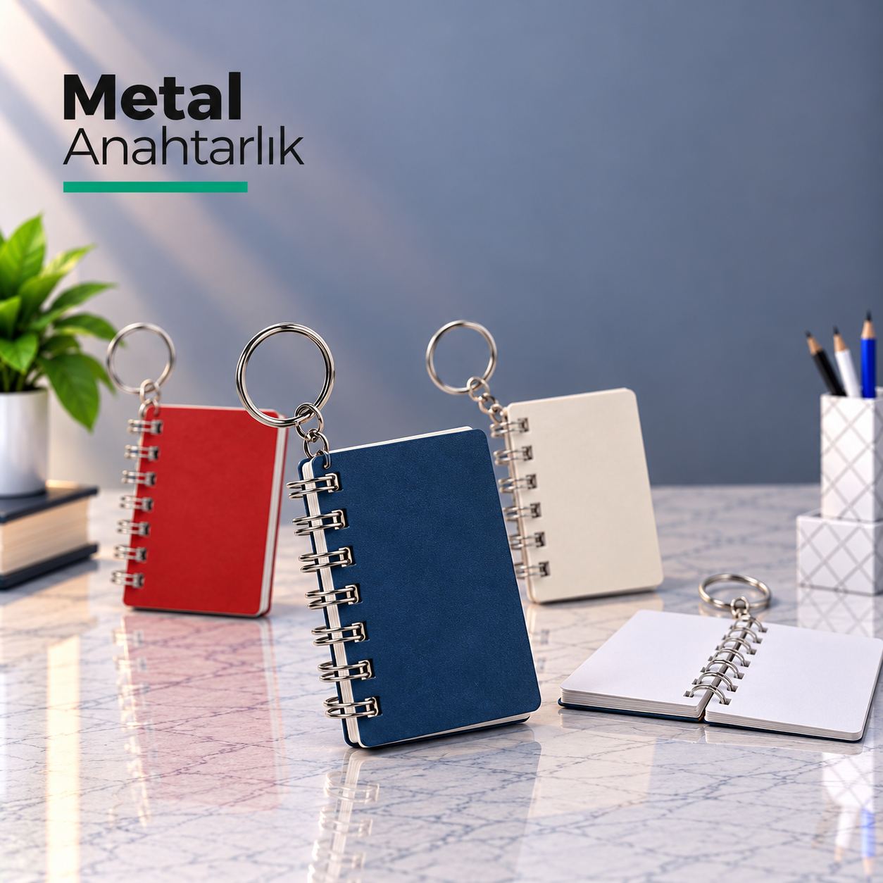 50 Sayfa Defter Anahtarlık