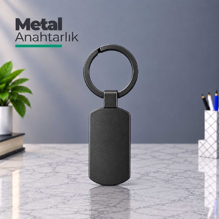 Halkalı Model Siyah Anahtarlık
