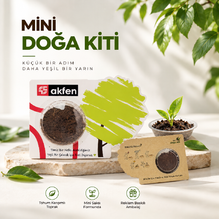 Promosyon Bitki Yetiştirme Seti ile Yeşil Gelecek
