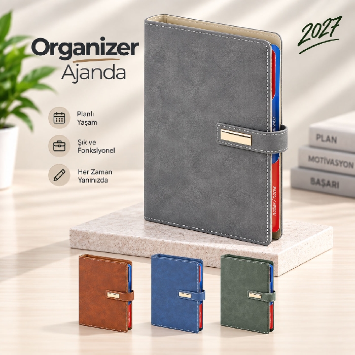 Termo Deri Kutulu Organizer