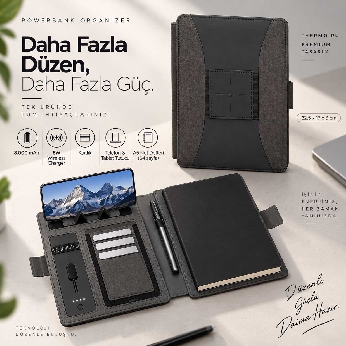 8.000 mAh Powerbank Organizer