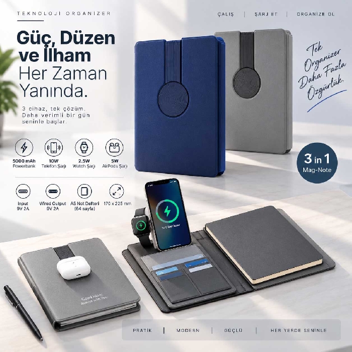 Promosyon Powerbank Organizer