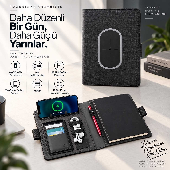 Organizer Powerbank Ajanda 
