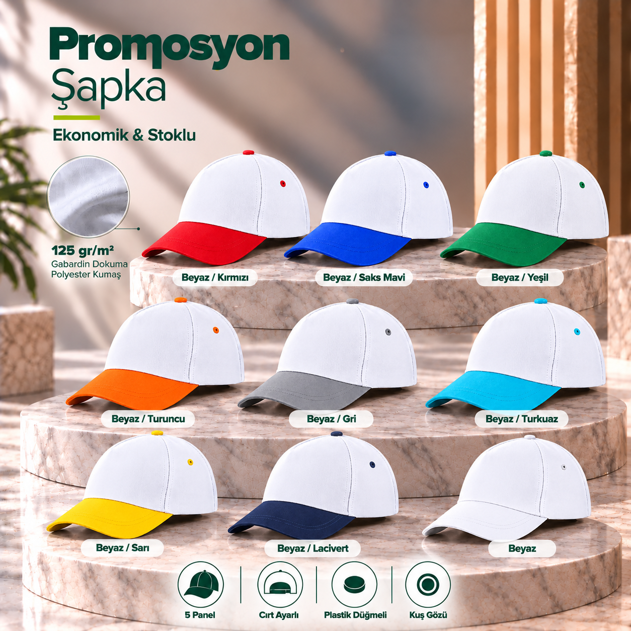 Promosyon Şapka Renkleri