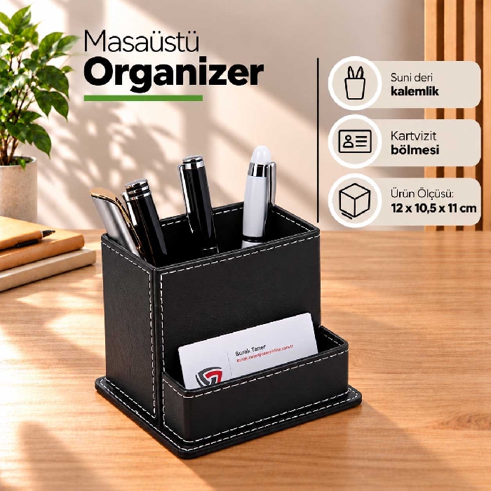 Masa Üzeri Deri Set